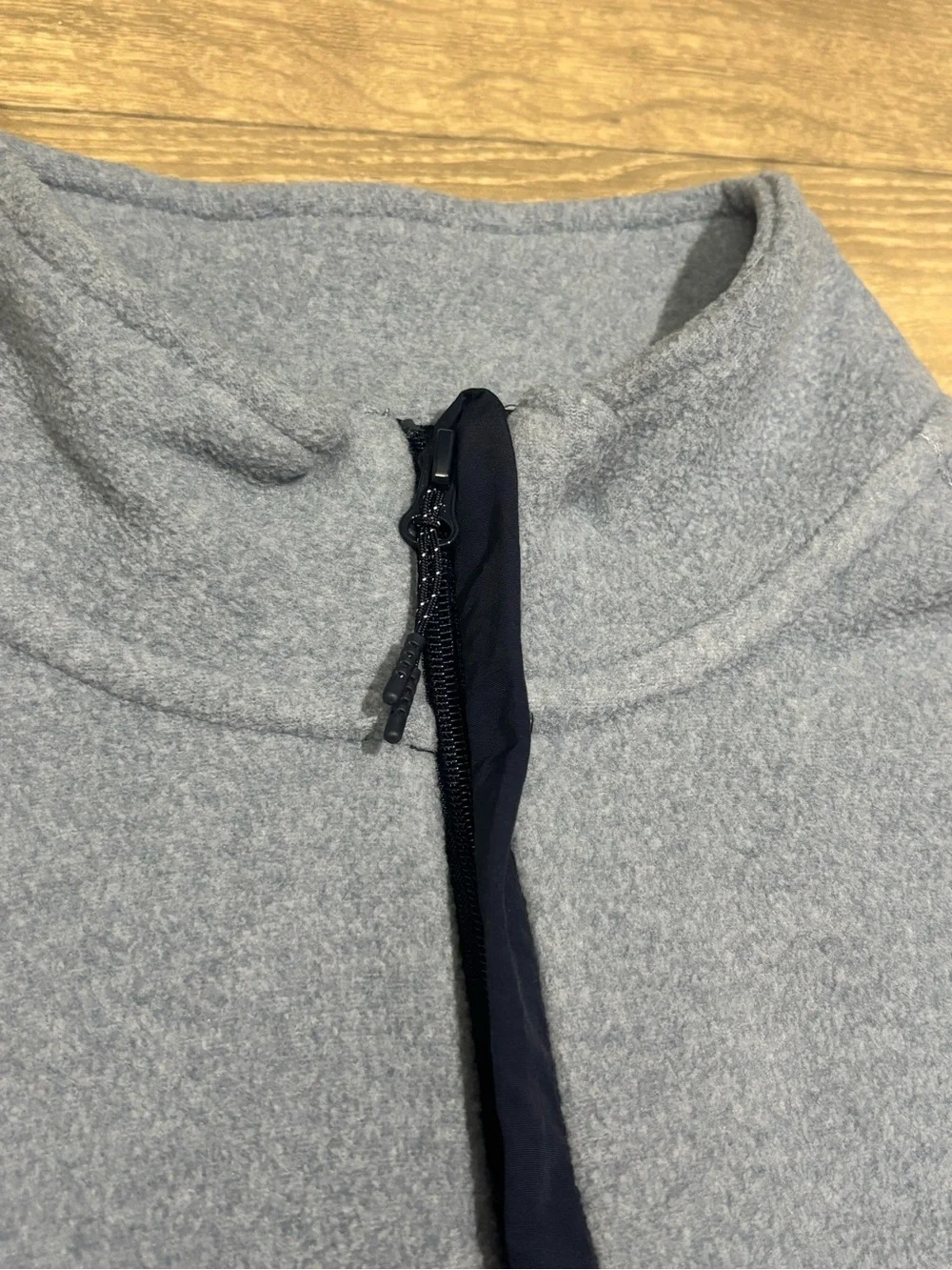 Goodfellow & Co Men's Polar Fleece Half Zip Sweatshirt Blue Size L